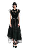 LADIES BLACK PROM DRESS COSTUME